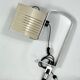 Vintage Italian aluminum and lacquer desk lamp from 60s