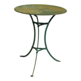 Old garden pedestal table