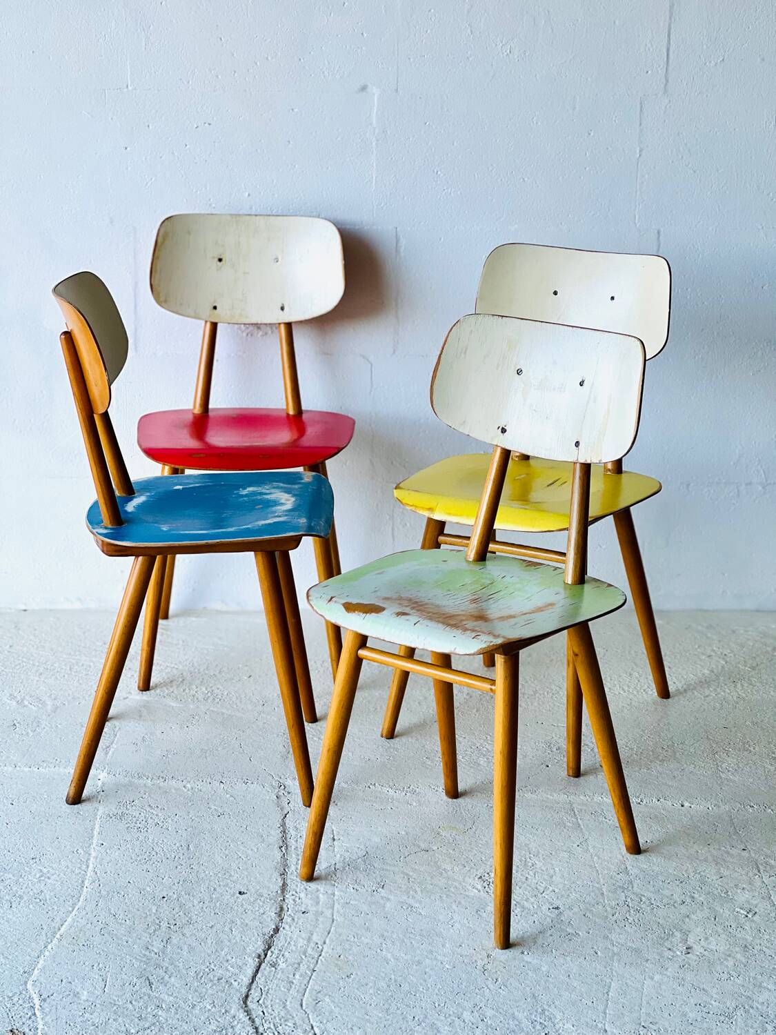Bistro chairs from TON, 1960’