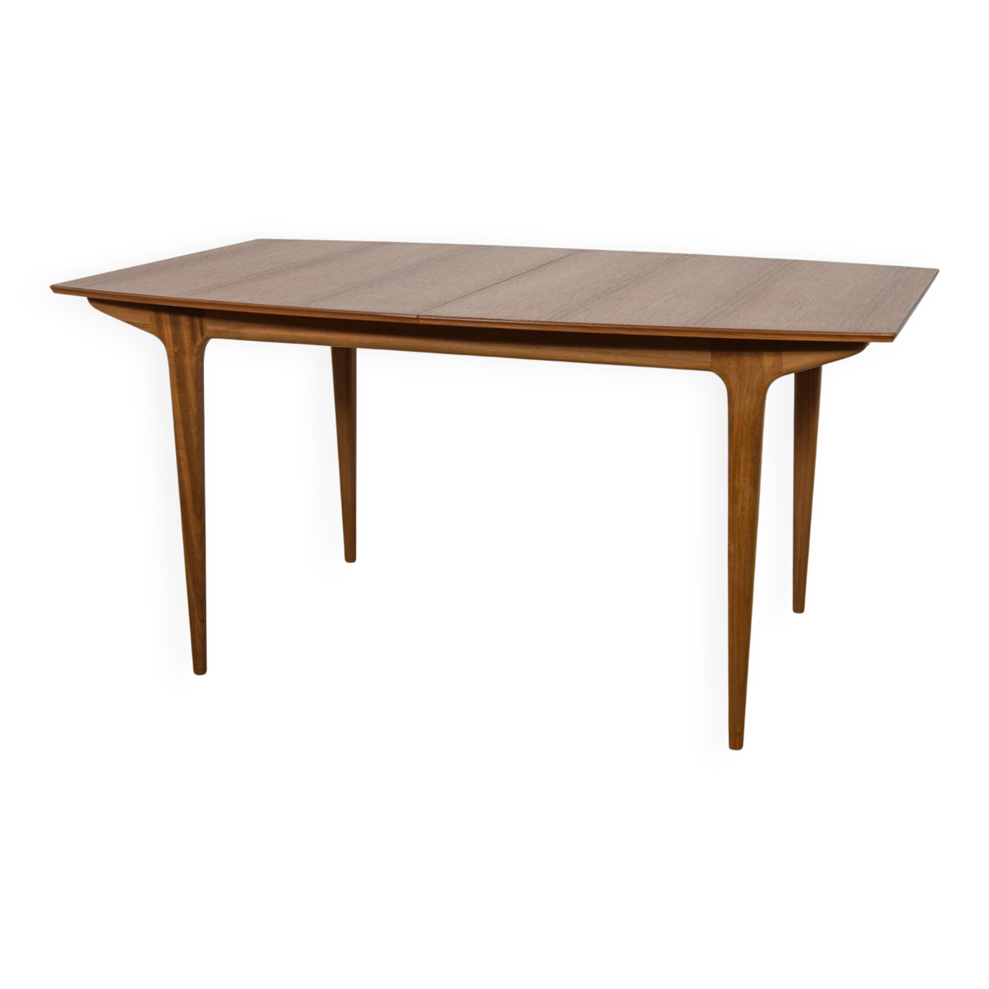 Mid-century teak extending dining table from McIntosh, UK.