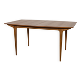 Table à manger extensible en teck du milieu du siècle de McIntosh, Royaume-Uni.