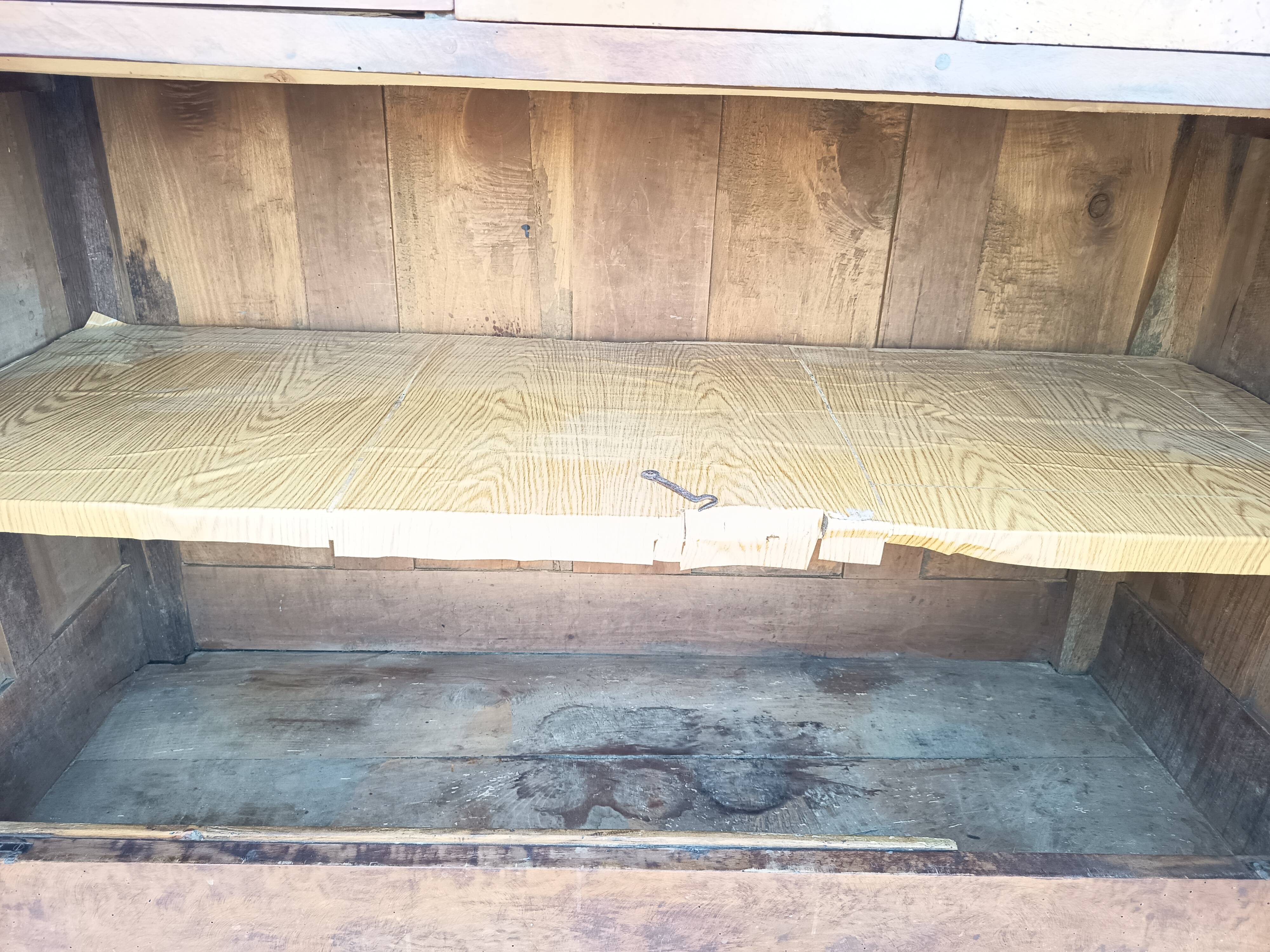 Empire-style buffet in cherry wood