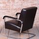 Bauhaus Leather Armchairs from Hynek Gottwald, Czech, 1930s, Set of 2
