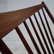 1960s, Danish rocking chair by Frank Reenskaug, model 182, sheepskin.