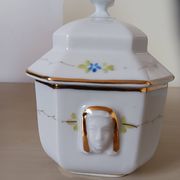 Sucrier vintage en porcelaine .