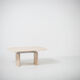 Table basse vintage italienne - marbre