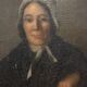 Huile sur toile, portrait de femme