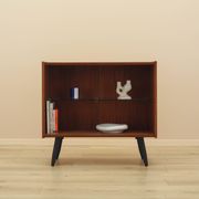 Mahogany display cabinet with glass front, Denmark, 1970s