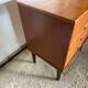 Chest of drawers teak storage furniture and Scandinavian teak veneer 60s