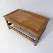 ancien petit Banc en bambou marche pied vintage