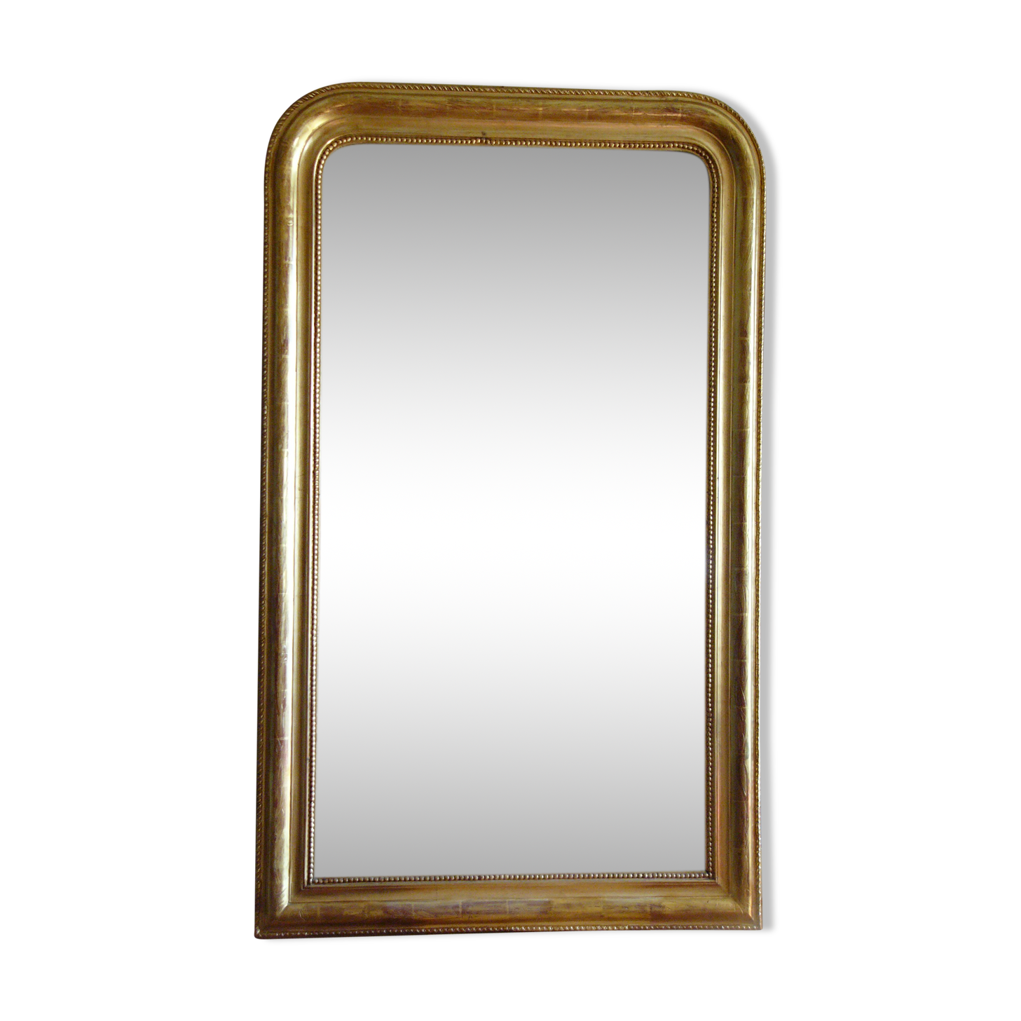Golden mirror 140x83cm