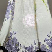 LAMPSHade Plexiglass and Lilac Fabric VINTAGE