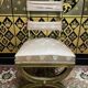 Golden curule chair