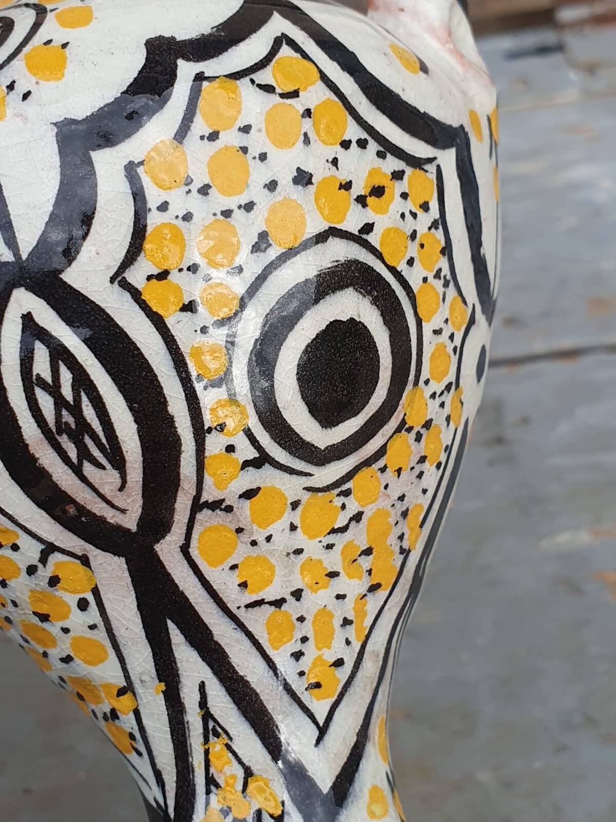 Moroccan Safi handmade vase