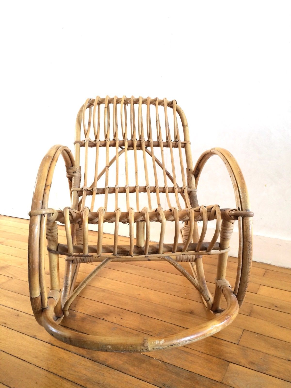 Rattan rocking chair