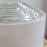 Art deco holophane wall light