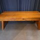 Brutalist elm coffee table
