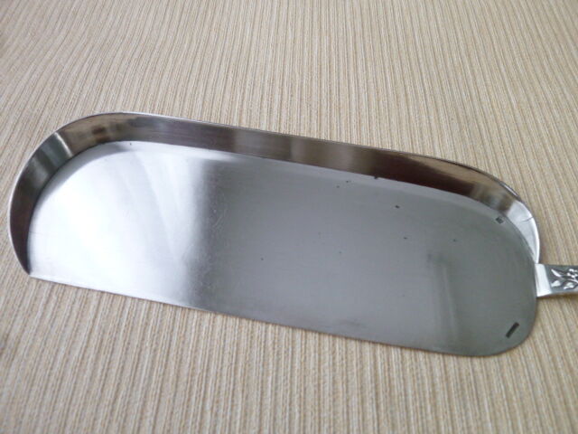 Old garbage collector XIX th silver metal Boulenger Monogrammed LM
