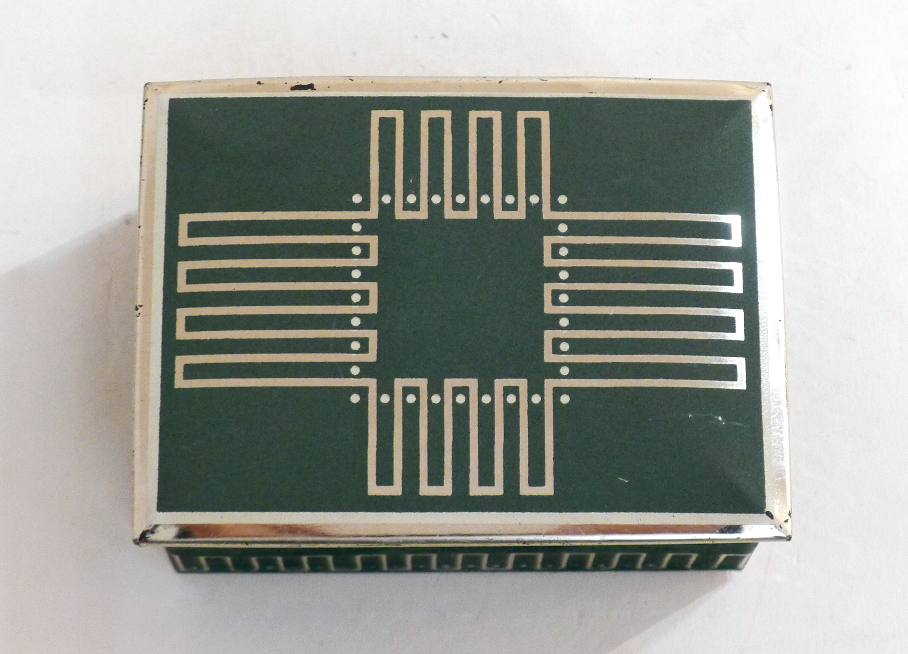 Graphic art deco box