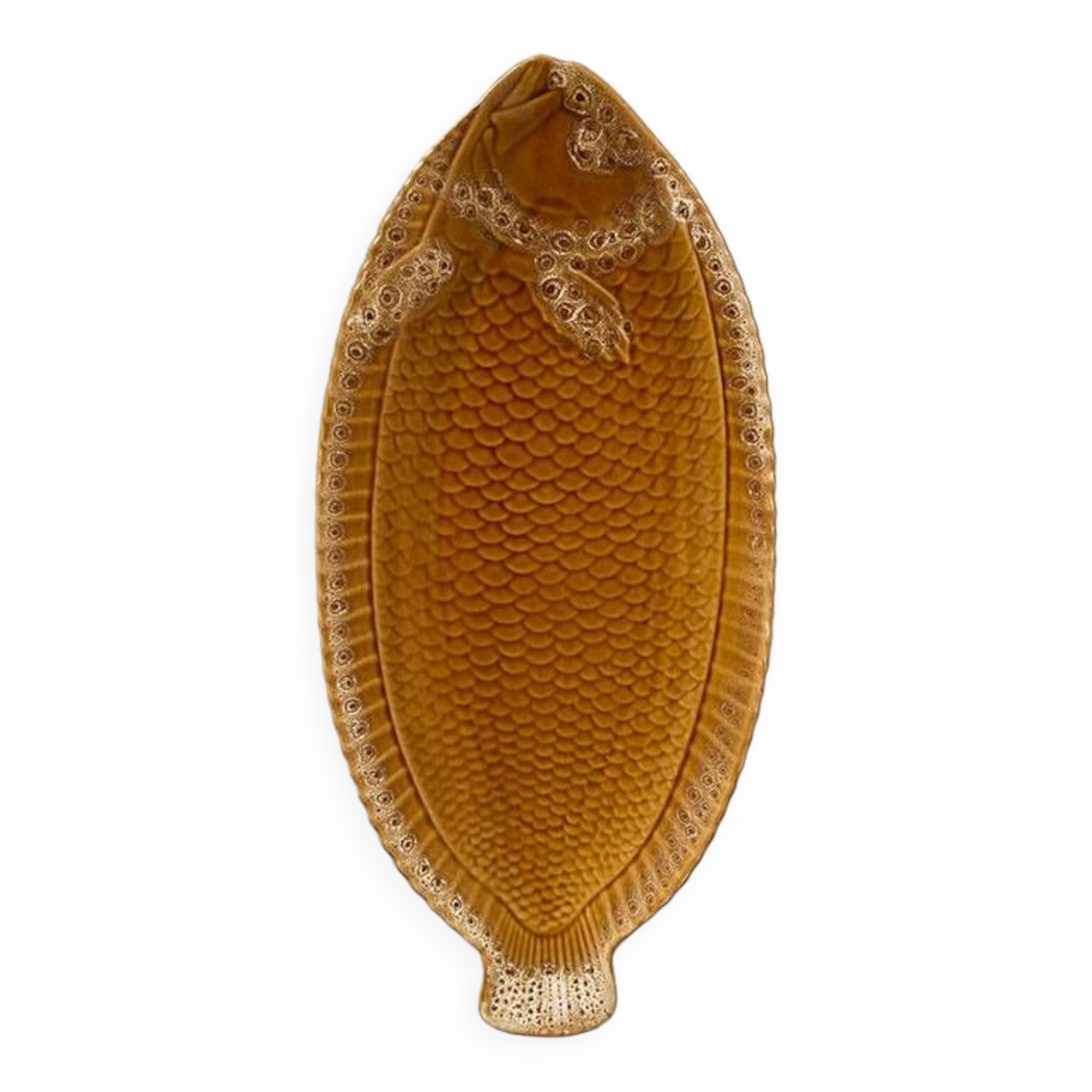 large Sarreguemeines fish dish