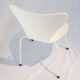 Typical chair 3107 Arne Jacobsen white/white