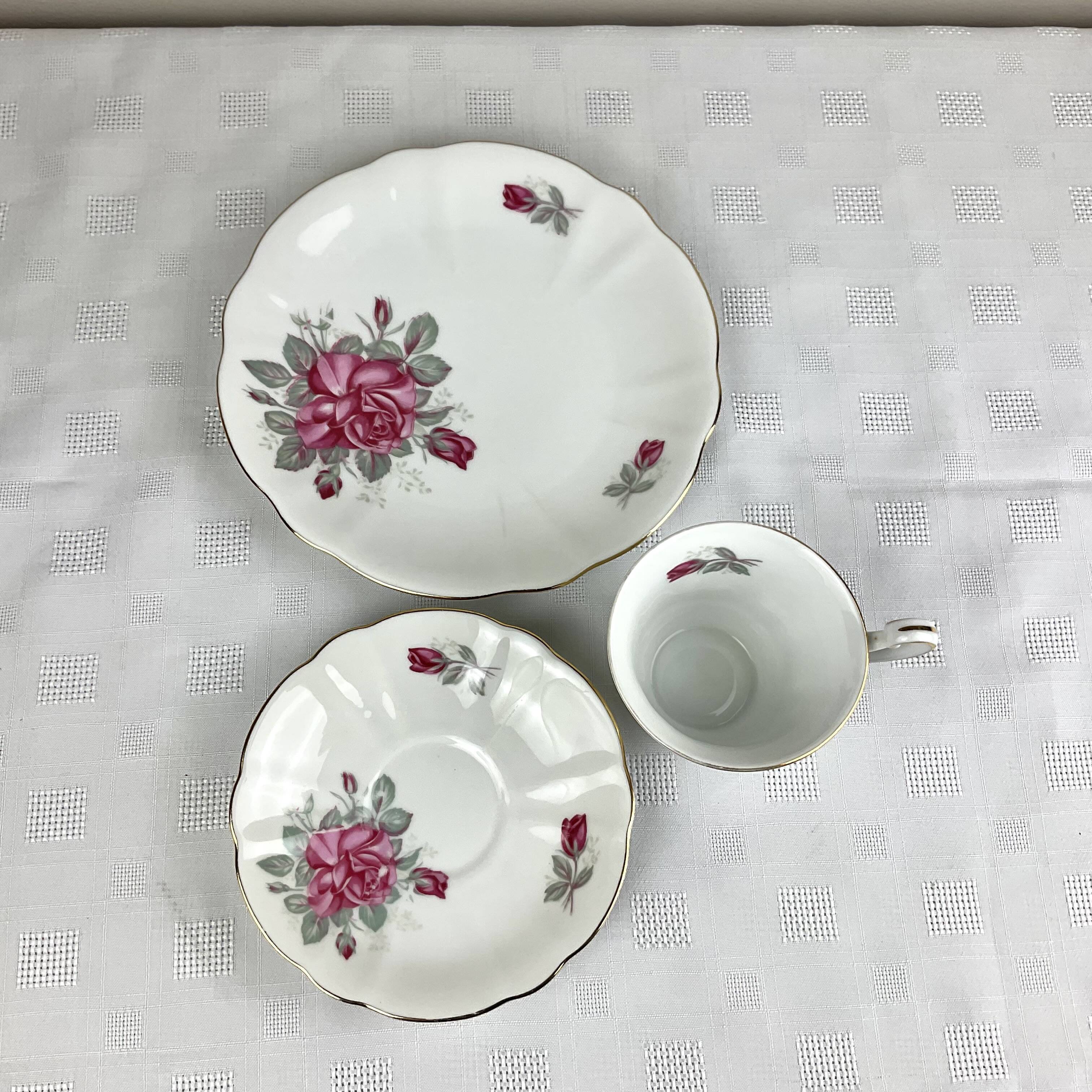 Trio coffee cup light pink - Rheinpfaltz Hartporzellan Germany