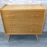 Commode vintage pieds compas
