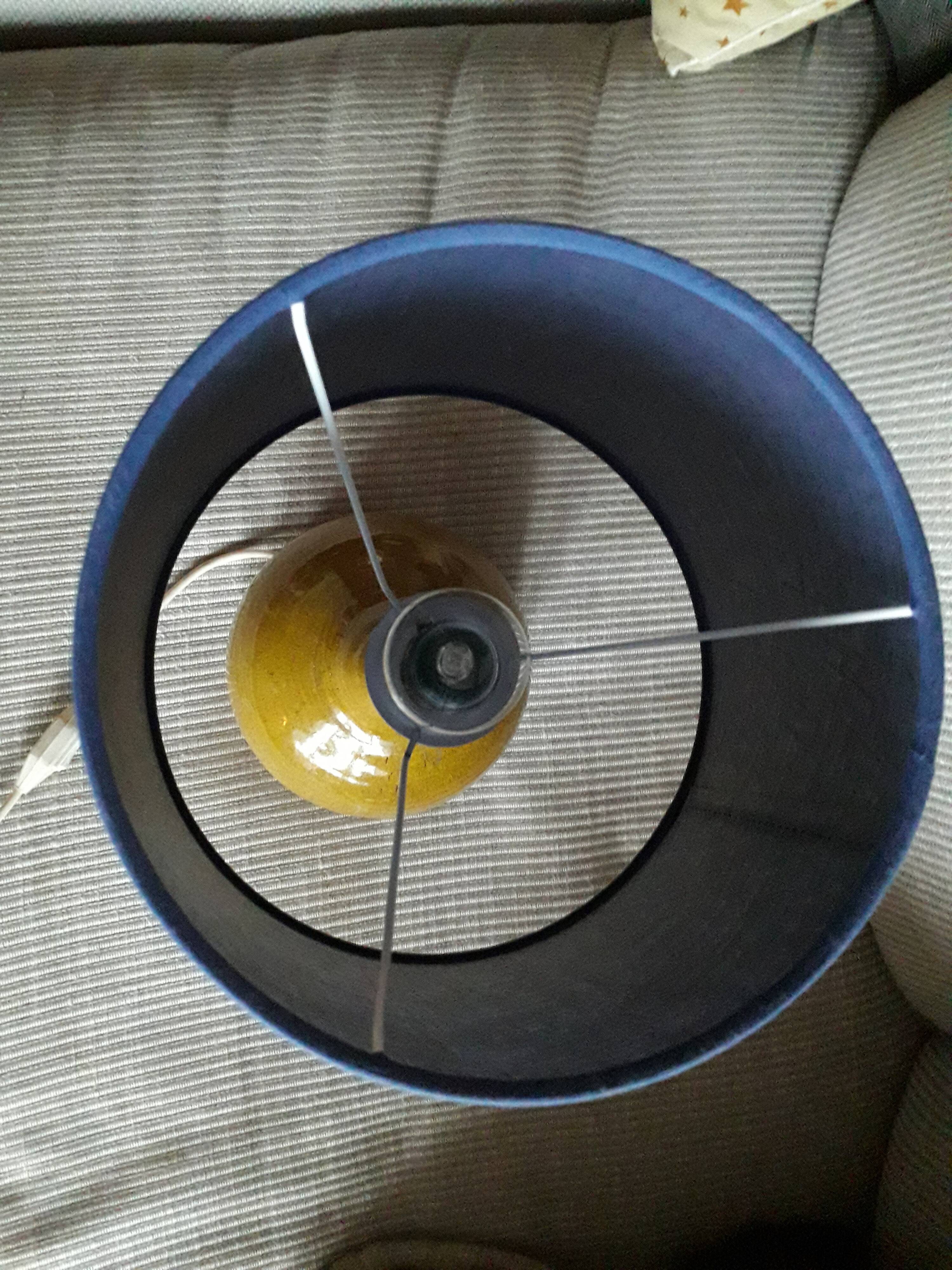 Lampe vintage poterie du Marais