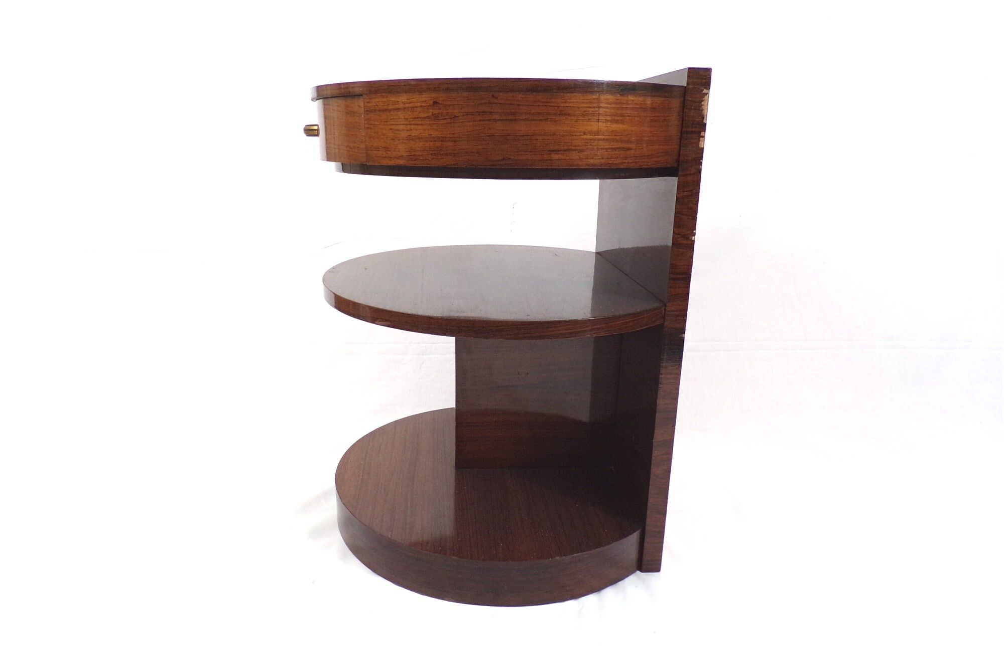Art deco bedside table in rosewood veneer Michel Dufet