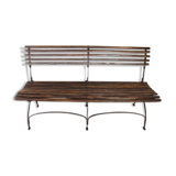 Antique foldable garden bench