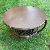 Rattan coffee table