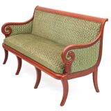 Velvet bench seat