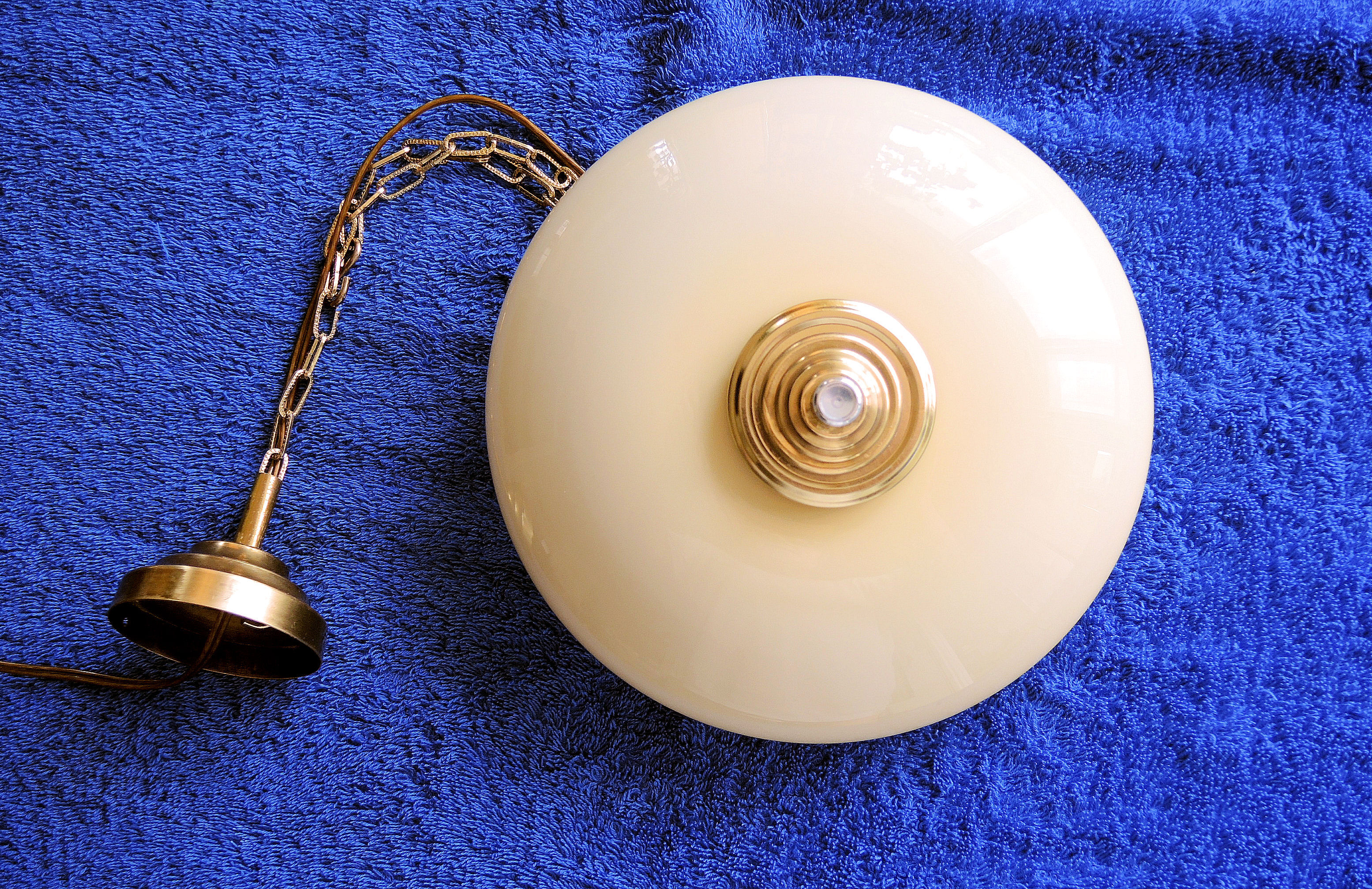 Hanging lamp opaline 24