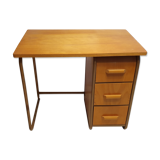 Children's desk in wood and metal 1950