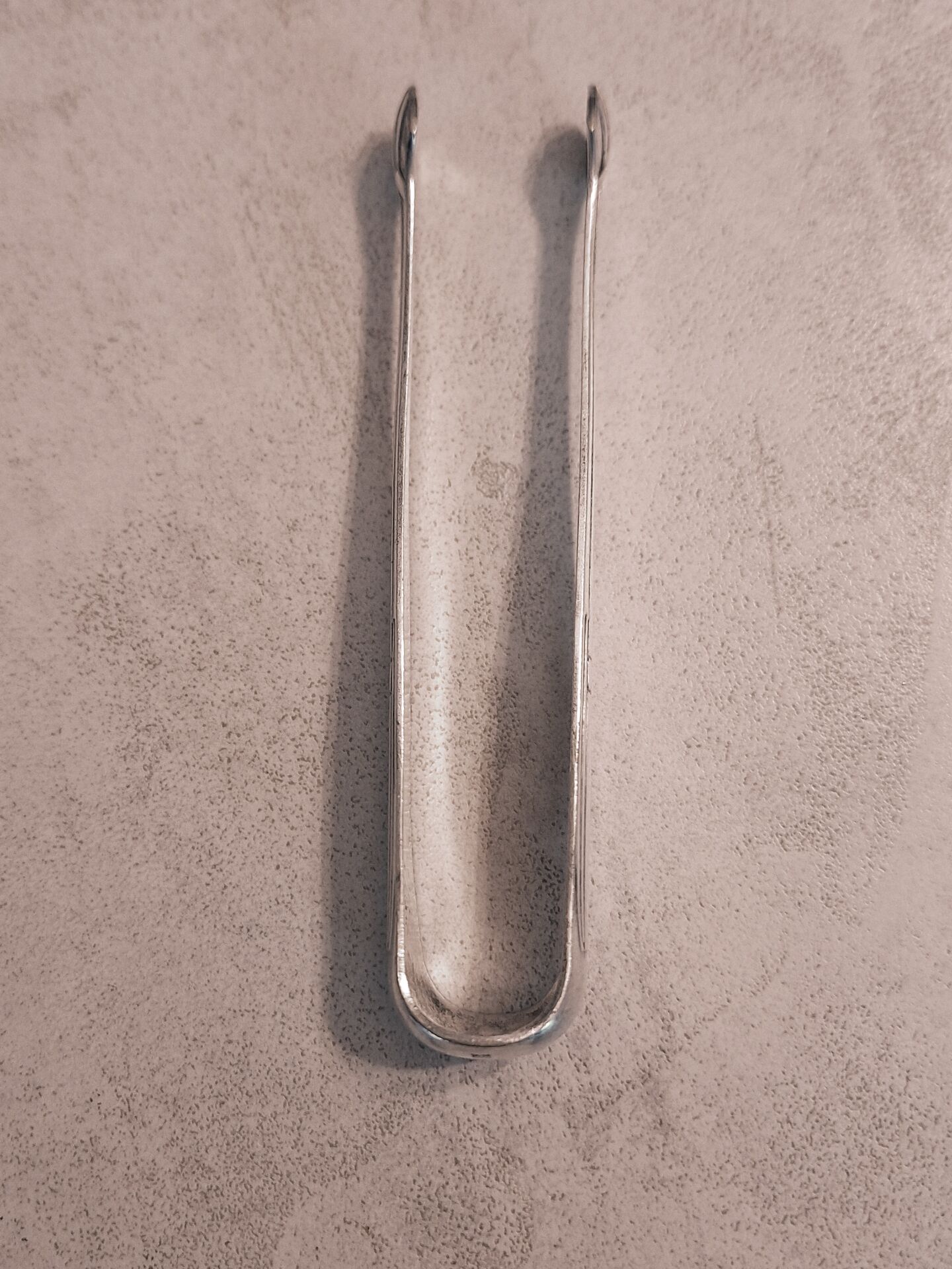Silver-plated sugar tongs