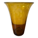 Vase Biot en verre soufflé - teinte ambrée