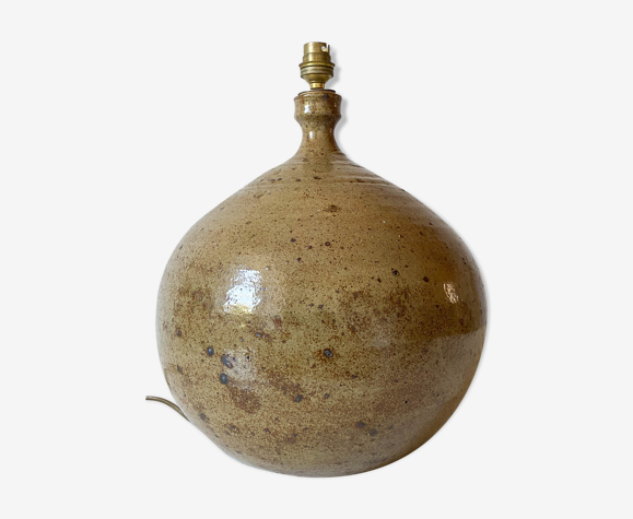 Pied de lampe boule en gres
