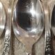 12 silver-plated metal teaspoons by silversmith Francois Frionnet Florian
