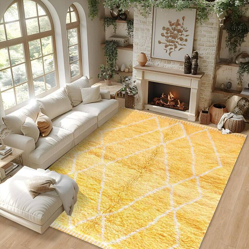 Tapis bérbere fait main traditionnelle taille 200cmx300cm