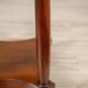 Table d'appoint ovale en acajou Biedermeier de la fin du 19e siècle, années 1890.