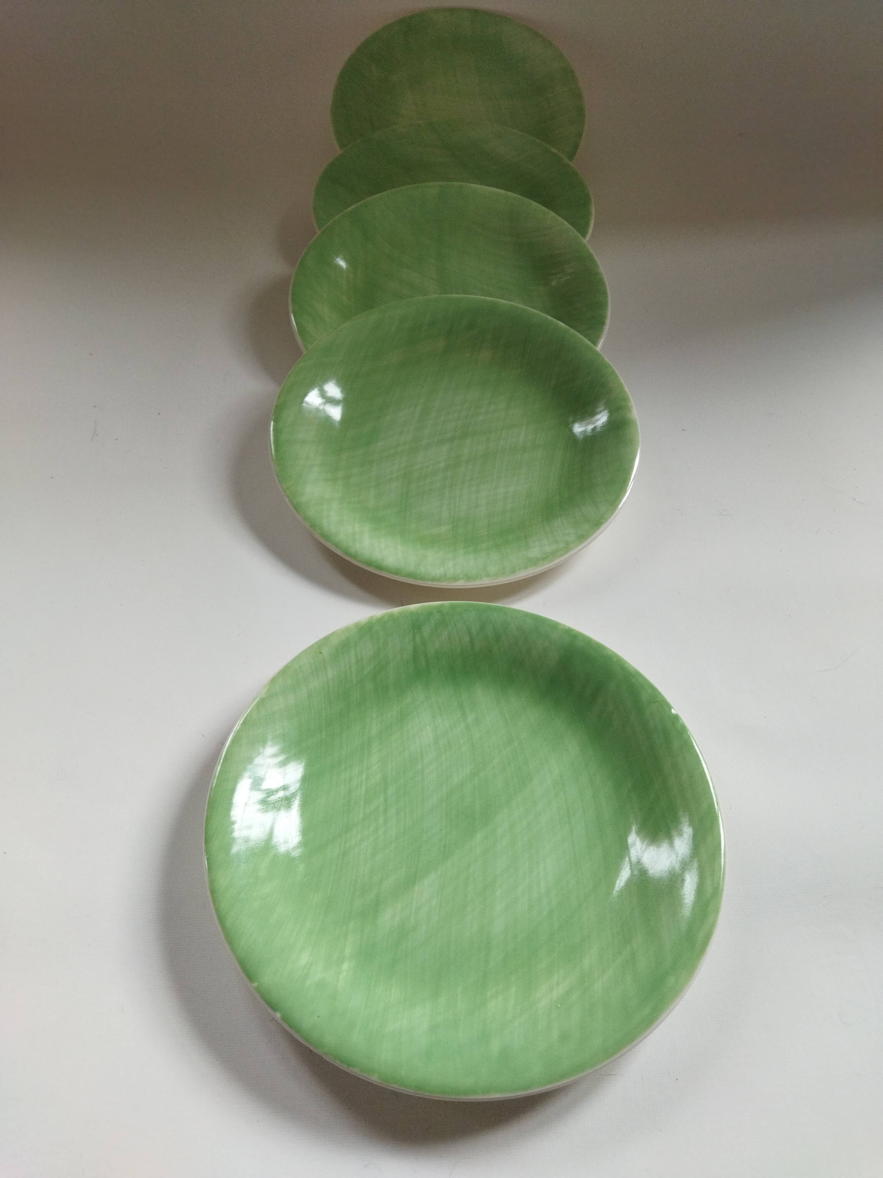 5 dessert plates Salins Mistral