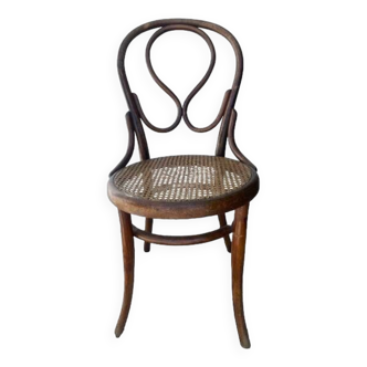 Bent wood and cane chair