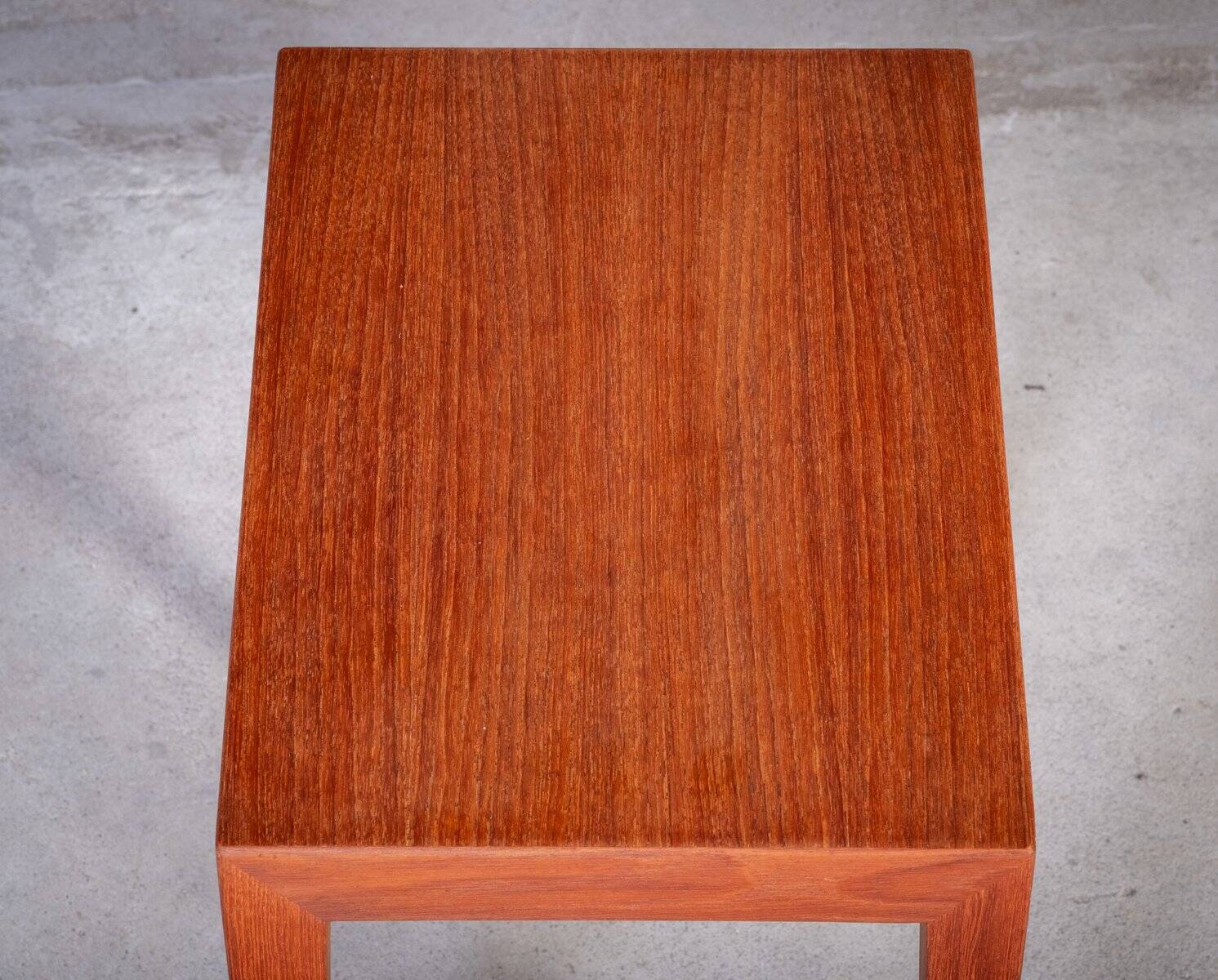 Nest of Teak Tables by Severin Hansen for Haslev Møbelfabrik, 1950s, Set of 3