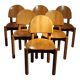 6 chaises en bois d'aulne par Rainer Daumiller, Danemark années 1980