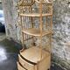 Rattan furniture for veranda.