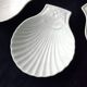 6 Pillivuyt White Porcelain Shell Bowls