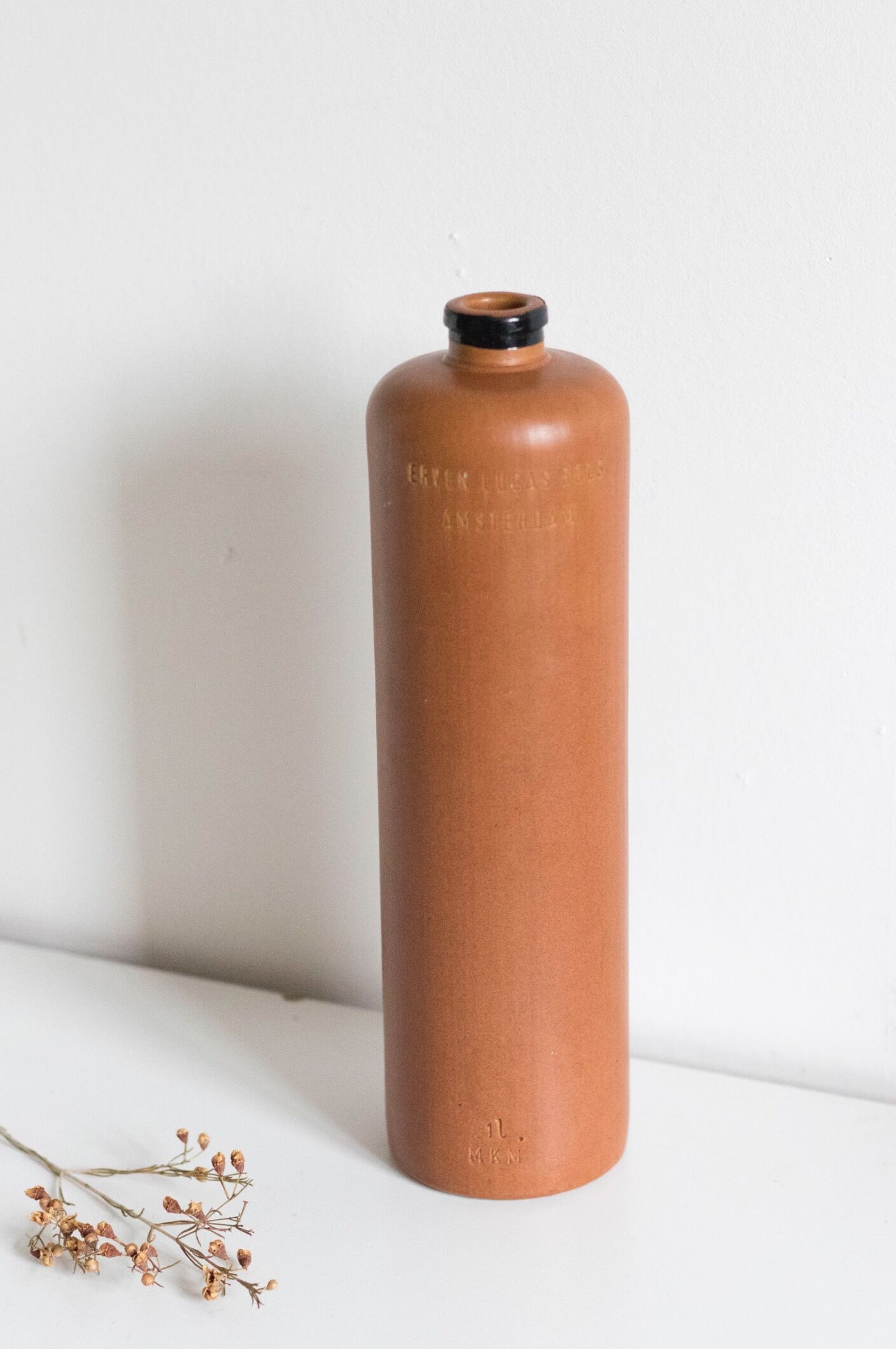 Sandstone bottle erven lucas bols amsterdam