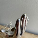 Hand ring vase vintage soliflore
