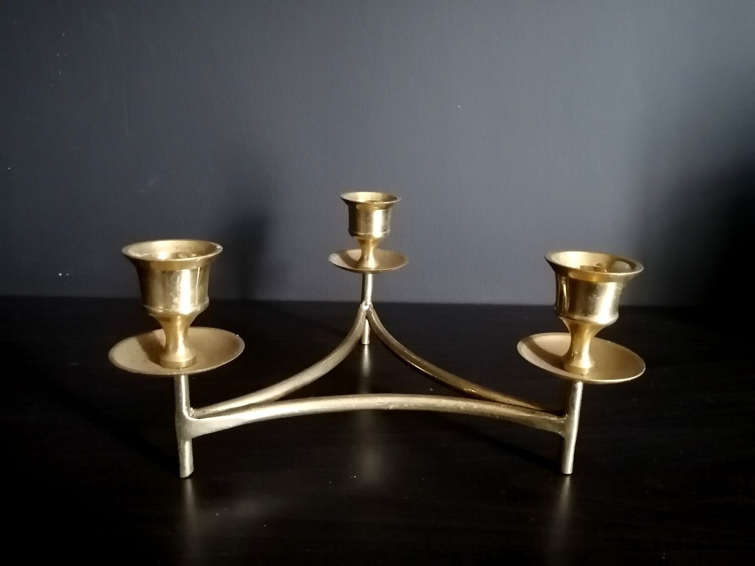 Brass candle holder