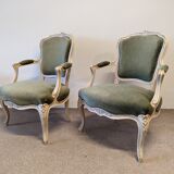 Pair of armchairs Louis XV